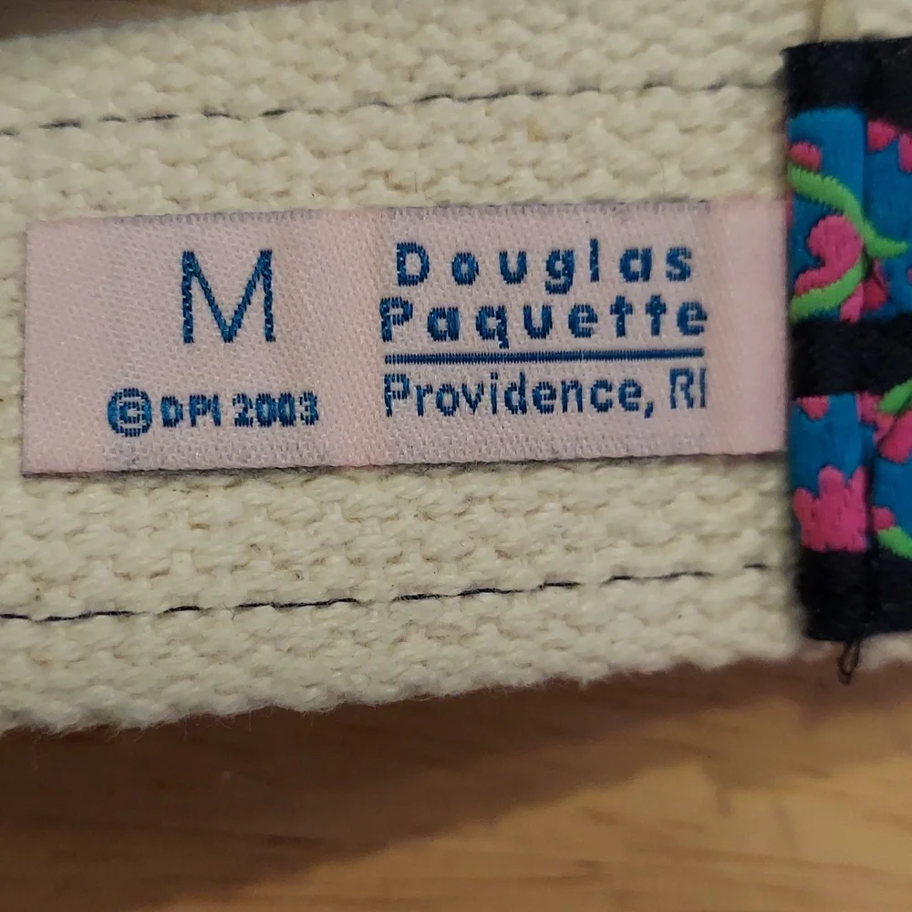 Douglas Paquette Flip Flop Print D Ring Slide Belt
